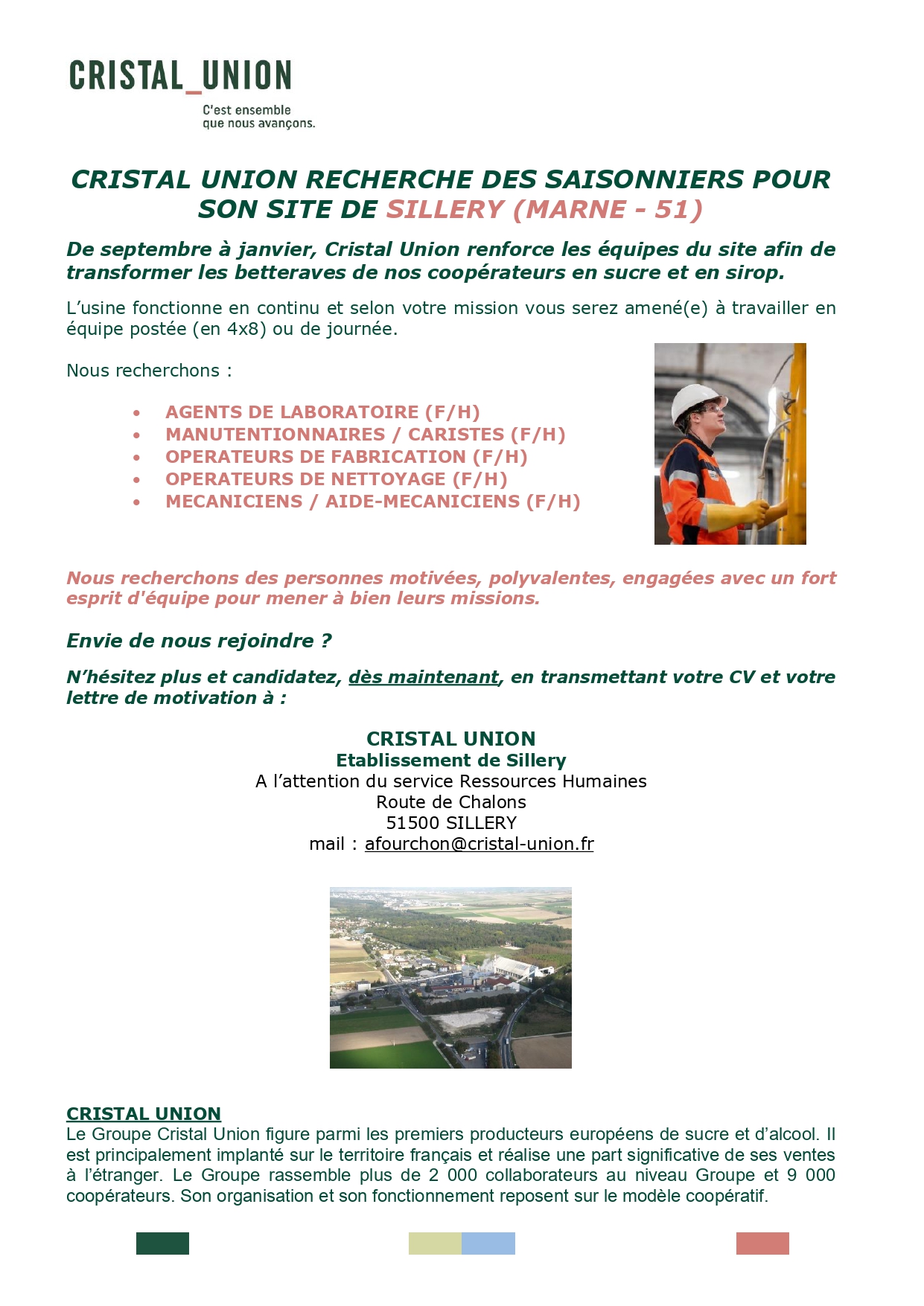 Annonce Externe Campagne 2024 SILLERY